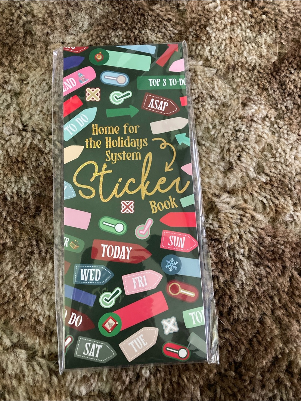 Daily Grind Home for the Holidays sticker book
